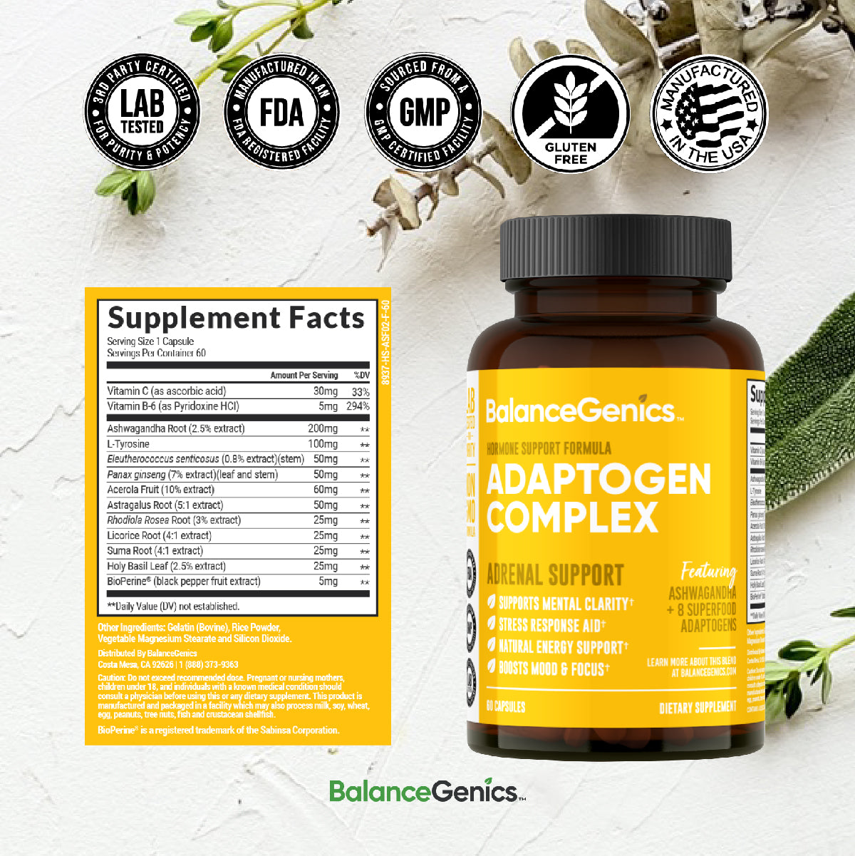 Ashwagandha - Superfood Adaptogens Complex
