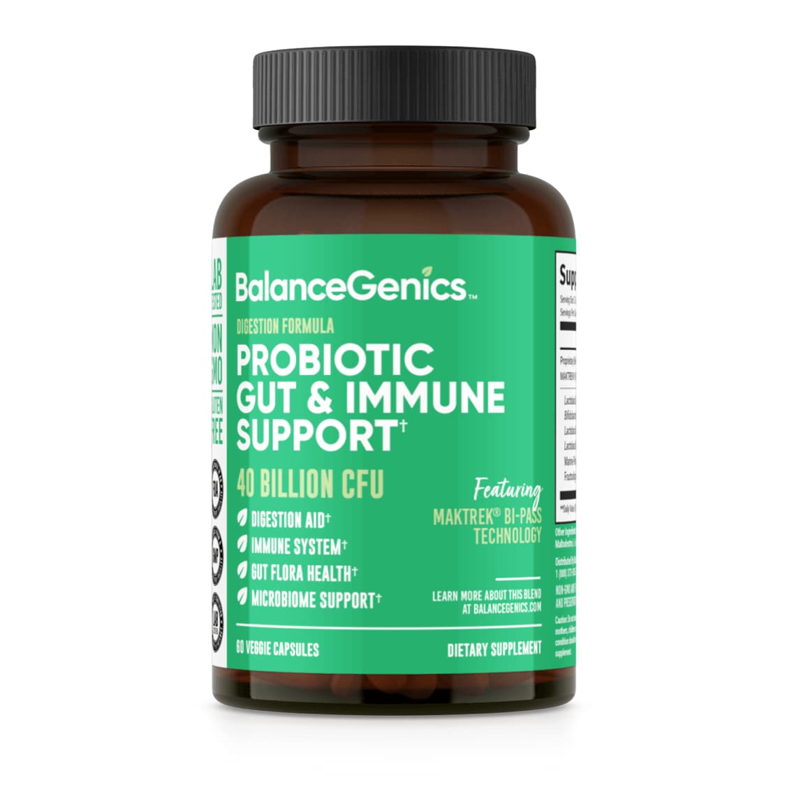 Probiotic | Support Digestion & Immune System | Anti-aging | BalanceGenics (How100.com)