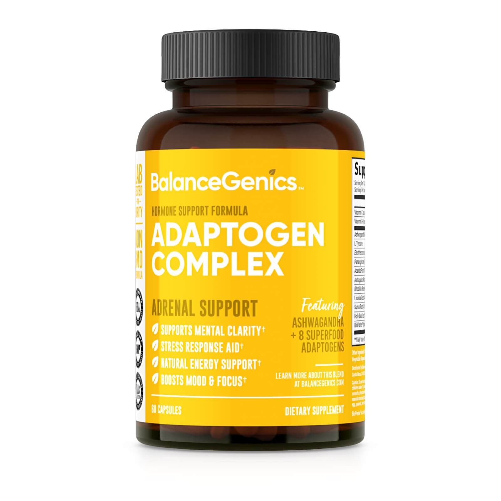 Superfood Adaptogens | Adrenal Supplement | More Energy, Less Stress | Anti-aging | BalanceGenics (How100.com)  