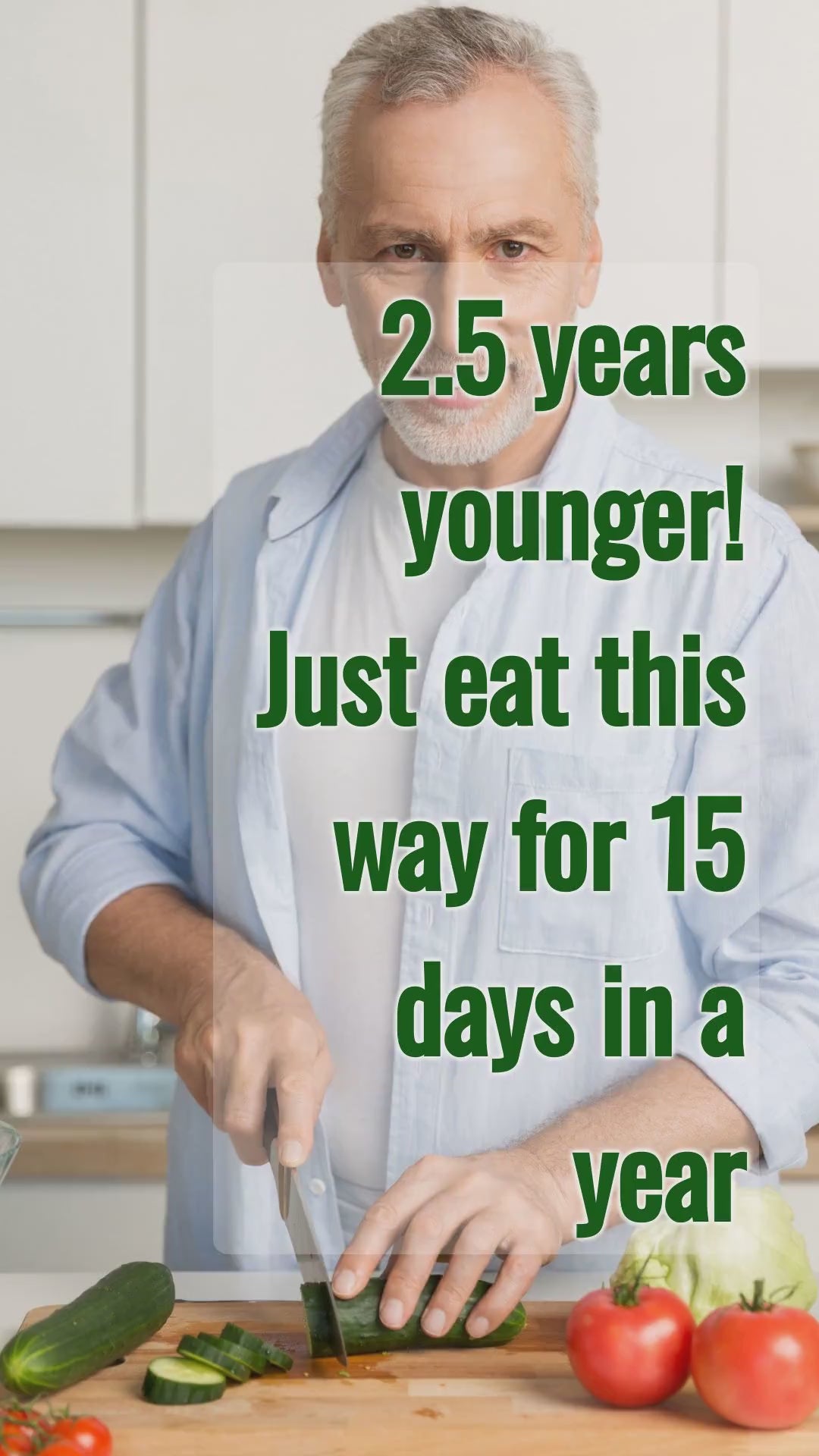 Load video: Longevity Fasting: 2.5 Years Younger! Just Eat This Way for 15 Days in a Year --- BalanceGenics (How100) - How100.com